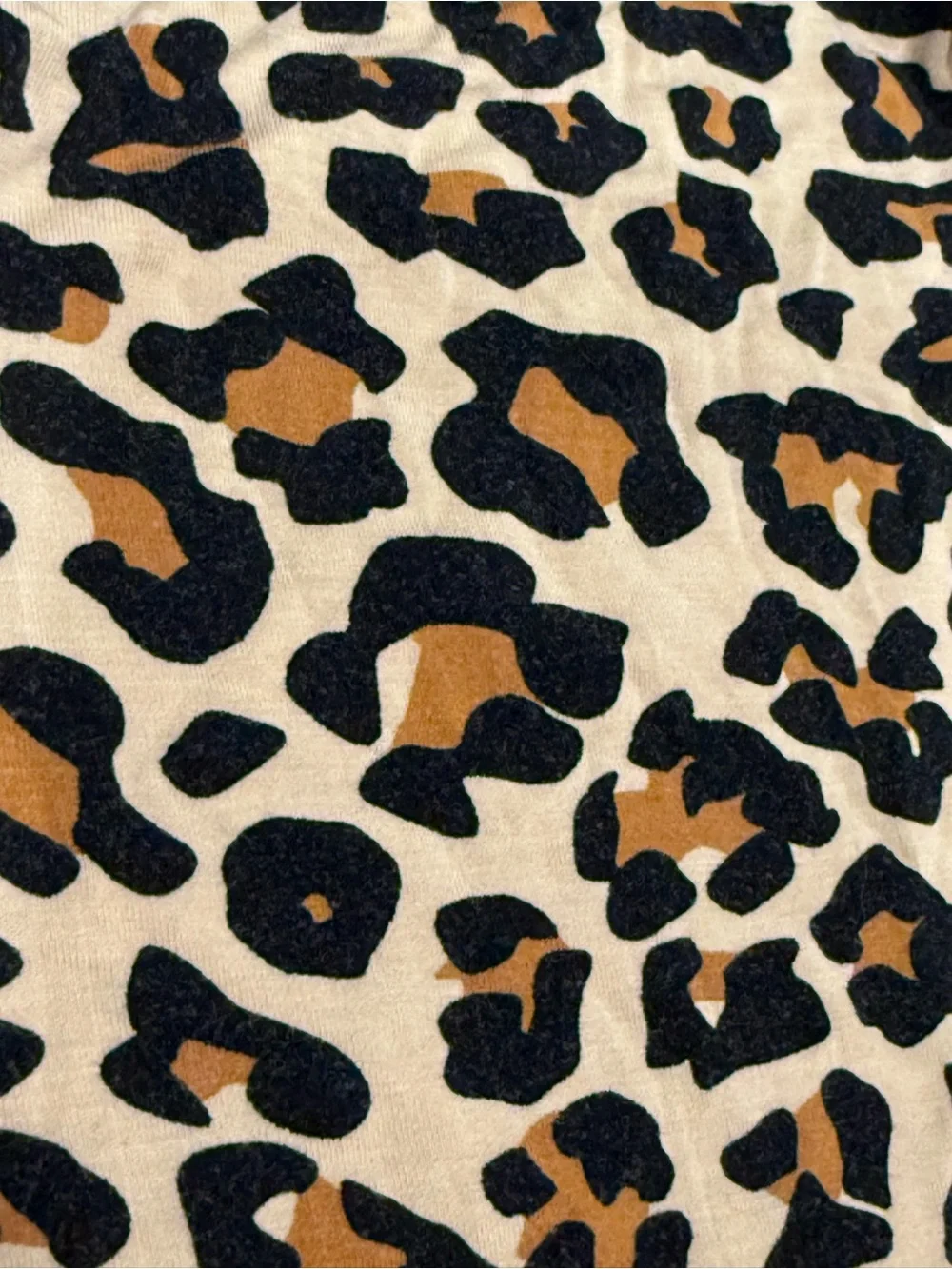 Posh Peanut Neutral Leopard Print Baby Gown - Tan, Black, Gray